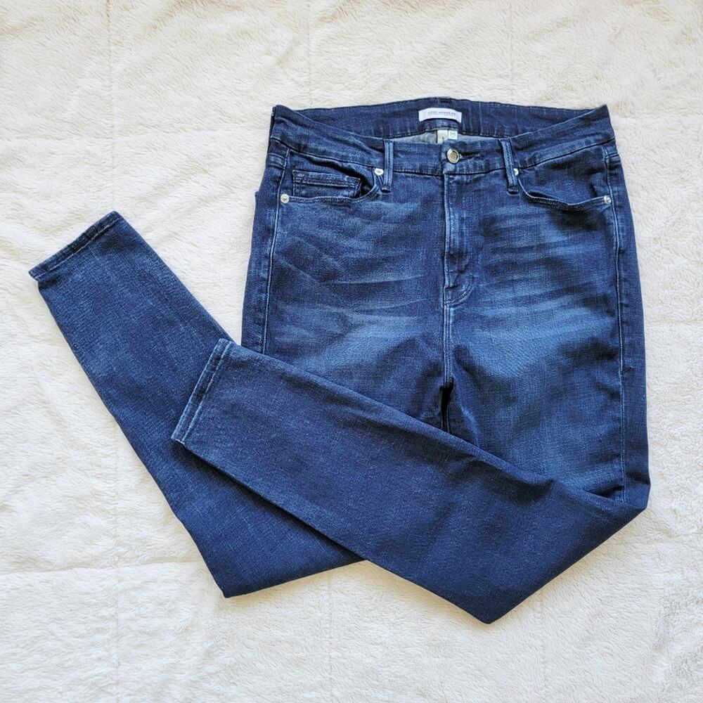 Good American Good Waist Crop Skinny Jeans